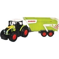 Dickie Toys - CLAAS Traktor mit Anhänger (64 cm) - großer Spielzeug-Trecker mit Freilauf-Mechanik für Kinder ab 3 Jahren, Bauernhof-Fahrzeug mit Licht & Sound und vielen Funktionen