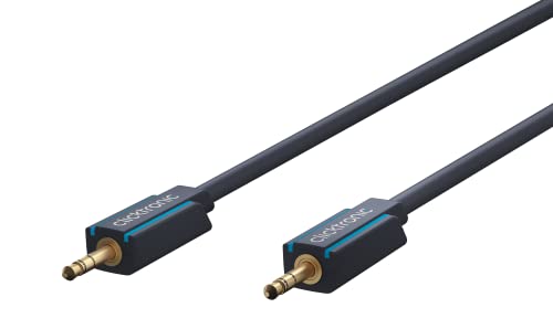 Clicktronic Aux Kabel 3.5mm Audio Kabel mit Kupferleiter, Klinkenkabel für Kopfhörer, Apple iPhone iPod iPad, Stereoanlagen, Smartphones und MP3 Player 10m