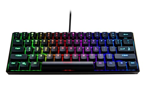 SureFire Kingpin M1 60% Mechanical RGB Gaming Keyboard QWERTY US English