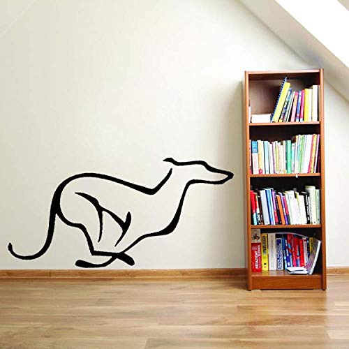YUTAO 60 * 26 cm Tier Windhund Hund PVC Wandaufkleber Aufkleber Für Home Room Decor Personalisierte