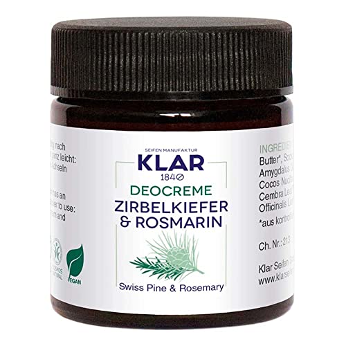Klar Seifen Deocreme - Zirbelkiefer & Rosmarin 30ml (10)