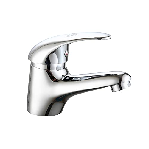 DP Grifería Wasserhahn für Waschbecken Naranjo, Silber