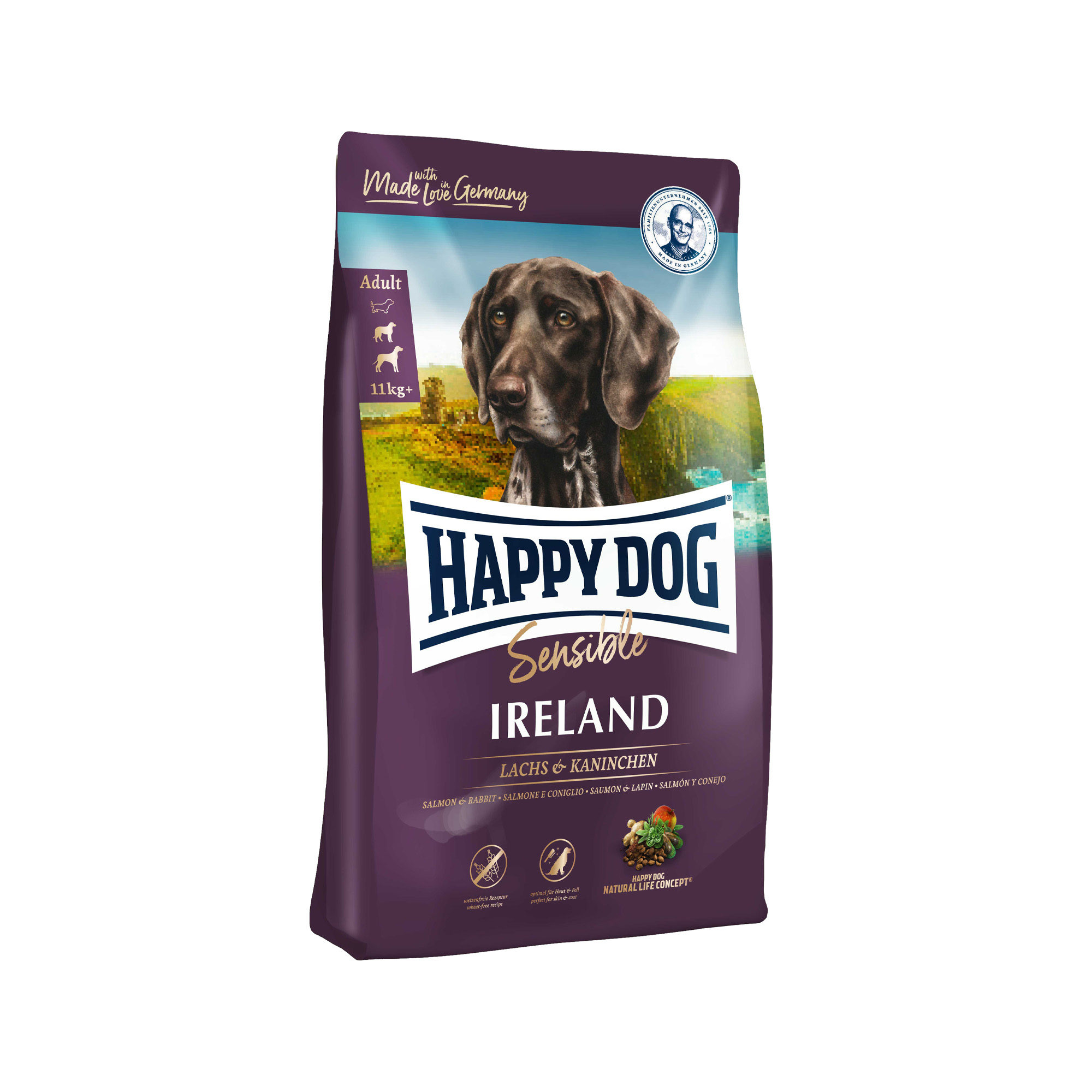 2 x 4 kg Happy Dog Supreme Sensible Irland