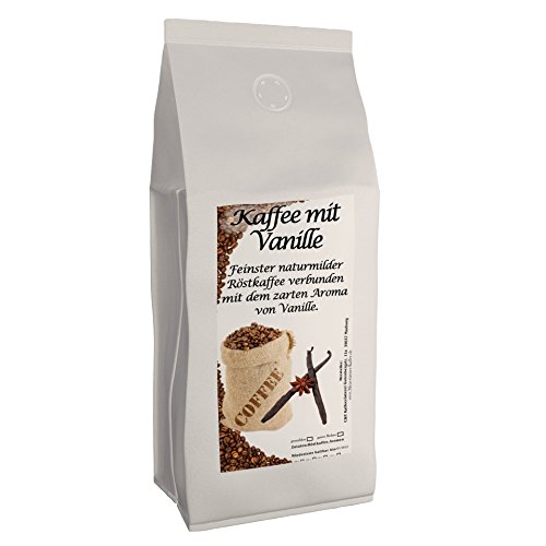 C&T Aromakaffee - Aromatisierter Kaffee Gemahlen - Vanille 1000 g - Privatrösterei Spitzenkaffee Flavoured Coffee