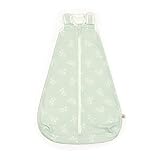 ERGObaby Babyschlafsack Sommer Neugeboren 56-62 Baumwolle, Sommerschlafsack Baby Schlafsack 0-6 Monate 0.5 TOG, Starry Mint