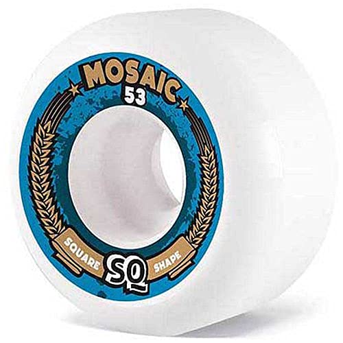 Mosaic Sq Rome 53 mm 102a Wheels Pack Scooter Rollen, Mehrfarbig (Mehrfarbig), Einheitsgröße