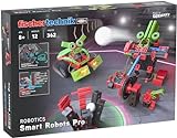 fischertechnik 569021 ROBOTICS Smart Robots Pro, Robotikbausatz ab 8 Jahre mit 12 Modellen, zum Bauen und Programmieren eigener Roboter
