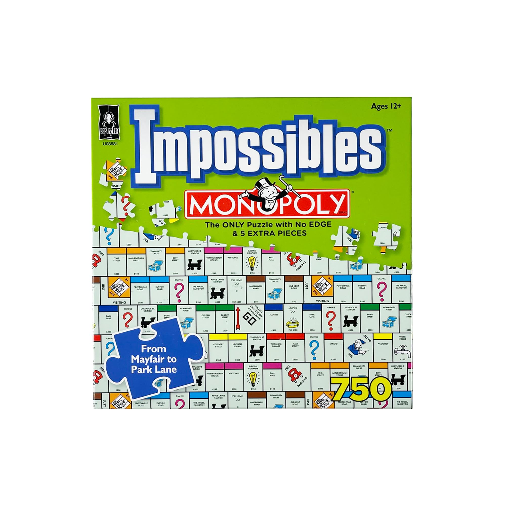 University Games U08581 Impossibles Monopoly Puzzle, 750 Teile