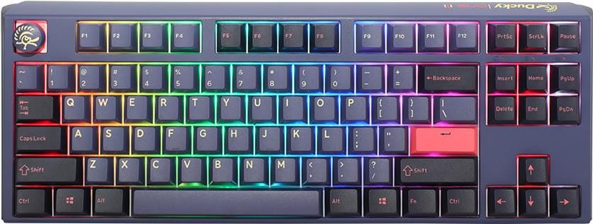 Ducky One 3 Cosmic Blue TKL Gaming Tastatur, RGB LED - MX-Blue (DKON2187ST-CDEPDCOVVVC2)