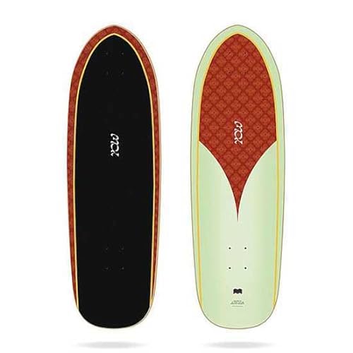 Jart Lakey Peak 32" Power Surfing Series Yow Deck Skateboard, Mehrfarbig (Mehrfarbig), Einheitsgröße