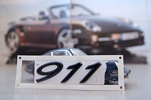 NEU+ORIG. Porsche 911 993 (930, 964, 996) Schriftzug"911", schwarz/LOGO BLACK