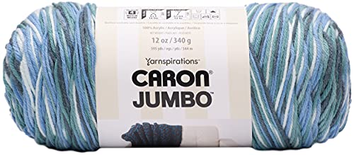 Caron 29400909040 Garn mit Jumbo-Print aus Seeschaumstoff, Acryl, seafoam