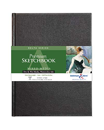 Stillman & Birn: Delta-Sketchbook 8,25 x 11,75 in (A4) Hardcover 270gsm - Elfenbein kalt Press/Rgh