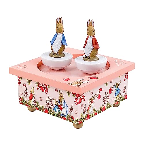 Trousselier - Spieluhr Peter Rabbit Erdbeeren – Holz, Kunststoff – S95861