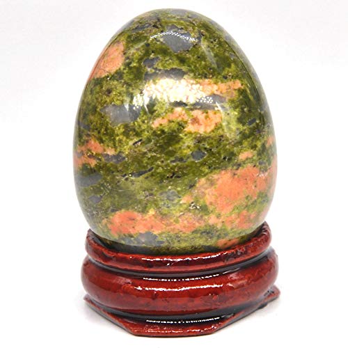 30X40mm Egg Shape Stone Natural Healing Crystal Kegel Massage Accessories Gemstone Reiki Home Decor,Unakite,20 PCS