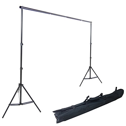 DYNASUN K903 220x300cm XL Hintergrundsystem System mit Teleskop Querstange für Hintergrund mit Tasche