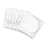 ENERGMiX 1000x CD DVD Papier Hüllen/Papierhüllen,CD Papier Sleeves mit Fenster, weiß mit transparentem Fenster