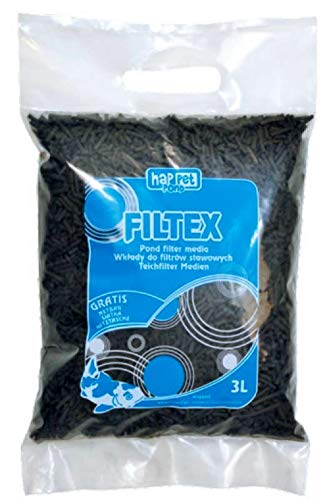 3 Liter Aktivkohle Pellets 3 mm, inkl. Netzbeutel, Kohle für die Filterung in Aquarien oder Teichfiltern