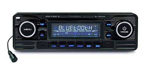 Caliber Audio Technology RMD-120BT/B Autoradio Retro Design, Bluetooth®-Freisprecheinrichtung