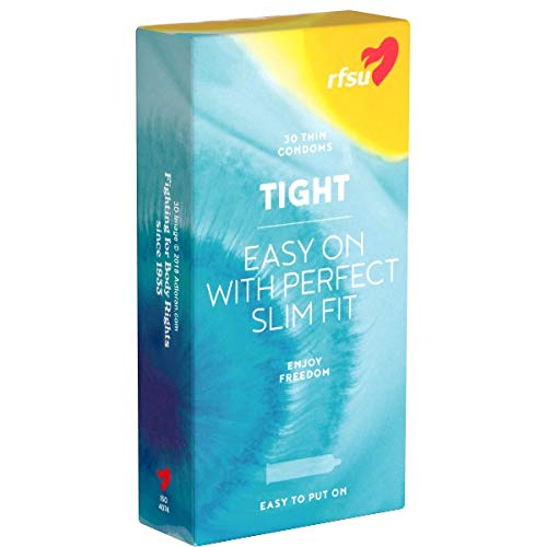 RFSU Tight Slim Fit Value Pack: 30 schmale Kondome, 49mm nominale Breite