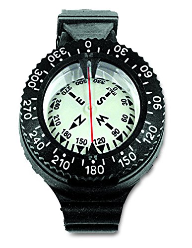Best divers jts091 Kompass Armbanduhr, Silber, 6 x 4 cm