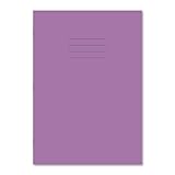 Hamelin A4 8 mm liniert und Rand 64 Seiten Heft – 50 Stück 64 violett