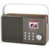 Albrecht DR 855 DAB+/UKW/Bluetooth Tischradio DAB+, UKW Silber, Holz