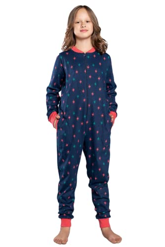 Italian Fashion IF Baumwoll-Overall für Kinder | Lange Hose und Lange Ärmel | Baumwollkleidung mit Reißverschluss für Kinder | Breite Rippenbündchen an Ärmeln und Beinen