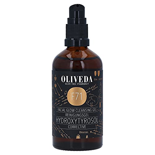 Oliveda F71 - Reinigungsgel Hydroxytyrosol Corrective | Waschgel mit Hydroxytyrosol + Vitamin E + pflanzliche Zuckertenside für saubere & reine Haut + porentiefe Reinigung - 100 ml