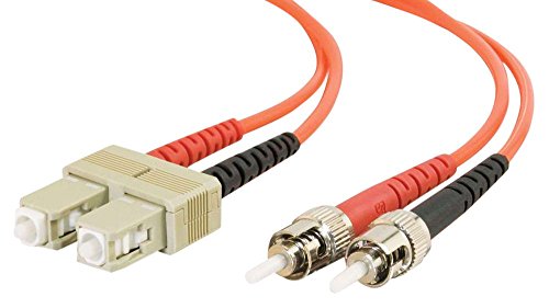 C2G 10m Glasfaser/Glasfaserkabel fàur Fast Ethernet, Fibre Channel, ATM und Gibabit Patchkabel LSZH SC/ST Duplex Multimode 62,5/125 MM