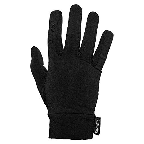 SINNER HUFF Fleece Glove Handschuhe - SCHWARZ - XXXS (6,5)