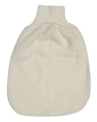Cosilana Baby Pucksack Strampelsack kbT Wolle Bio Baumwolle (Natur, 2 = 50CM)