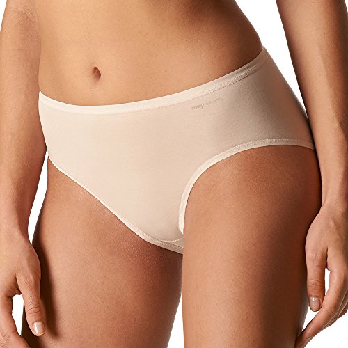 Mey 2er Pack Damen American Pants - Organic - 29816 - Damen Pants aus Bio-Baumwolle - Bodysize ohne Seitennähte - Farbe Schwarz - Gr. 42