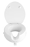 WENKO Premium WC-Sitz Secura - mit Easy-Close Absenkautomatik, Duroplast, 41.5 x 19 x 44 cm, Weiß