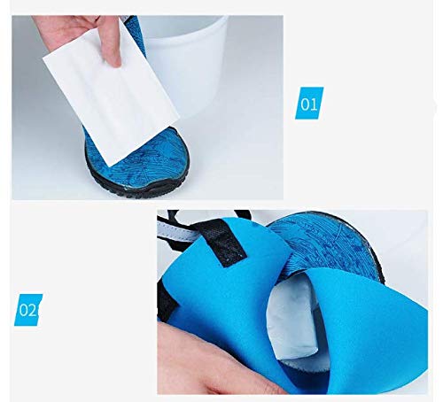 Werse Hund Outdoor - Schuhe/Wasserdicht Hohe Schuhe mit Rutschfesten Atmungsaktive Schuhe - Blue - 90#