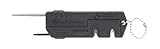 Smith & Wesson Messerschärfer mit feinen, groben Seiten, Schraubendreher, robuste Konstruktion und Schlüsselanhänger für Überleben, Jagd, Outdoor und EDC, schwarz