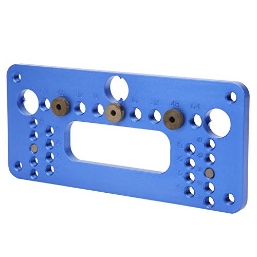 Cabinet Hardware Hole Jig Langlebige Schublade Pull Pocket Hole Holzbearbeitungsvorgänge zur Positionierung(08610A blue)