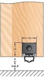 Deventer Automatische Türdichtung DBM 1212 Mini Bodendichtung Türdichtung 1084mm