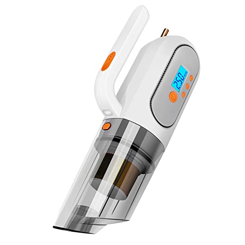 YSSMAO 12 V Akku- Handstaubsauger 4 auf 1 Digitalanzeige Staubsauger des Auto saugstark Nass- / Trockensauger für Auto Start