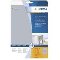 HERMA SuperPrint - Selbstklebende matte Polyesterfolienetiketten - Silber - A4 (210 x 297 mm) - 25 Stck. (25 Bogen x 1) (4224)