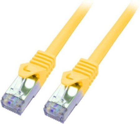 E + P CAT. 7 Elektrische Verbindung Kabel 0,5 m CC 242 gelb