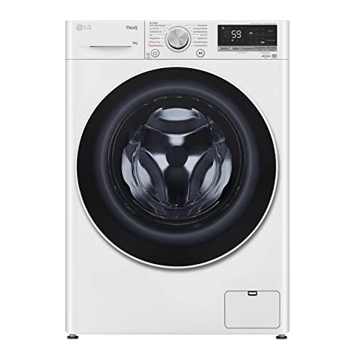 LG Electronics F4WV7080 Waschmaschine | 8 kg | Triple A| Steam | Wäsche nachlegen | Weiss