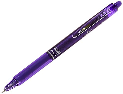 Pilot FriXion Clicker Gelschreiber mit Druckknopf radierbar 12 Stück Violett