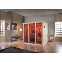 weka Sauna Kemi Panorama, 7,5 kW Ofen mit ext. Steuerung