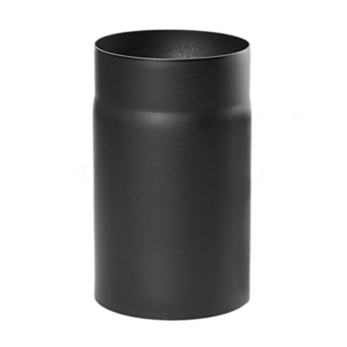 Ø 180mm - Ofenrohr 25cm schwarz - 2 mm Stahlblech - bis 600 °C - Senotherm-Beschichtung - rußbeständig - frost- und tauwasserbeständig - erfüllt DIN Norm 1856-2