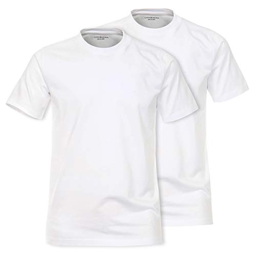 Doppelpack T-Shirt weiß Casamoda Übergröße, XL Größe:6XL