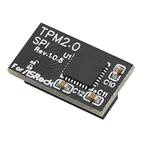 AXOC TPM 2.0 Modul, robuster, unabhängiger Verschlüsselungsprozessor, langlebig, 14-polig, TPM 2.0 Verschlüsselungs-Sicherheitsmodul für 14-polige SPI TPM 2.0 für Computer