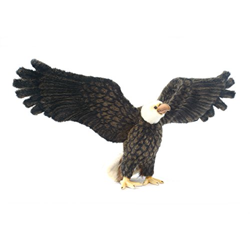 HANSA Plüschtier Amerikanischer Adler, 34 cm H/75 cm Spannweite