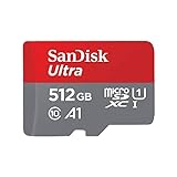 SanDisk Ultra microSDXC 512GB + SD Adapter 100MB/s Class 10 UHS-I- Tablet Packaging