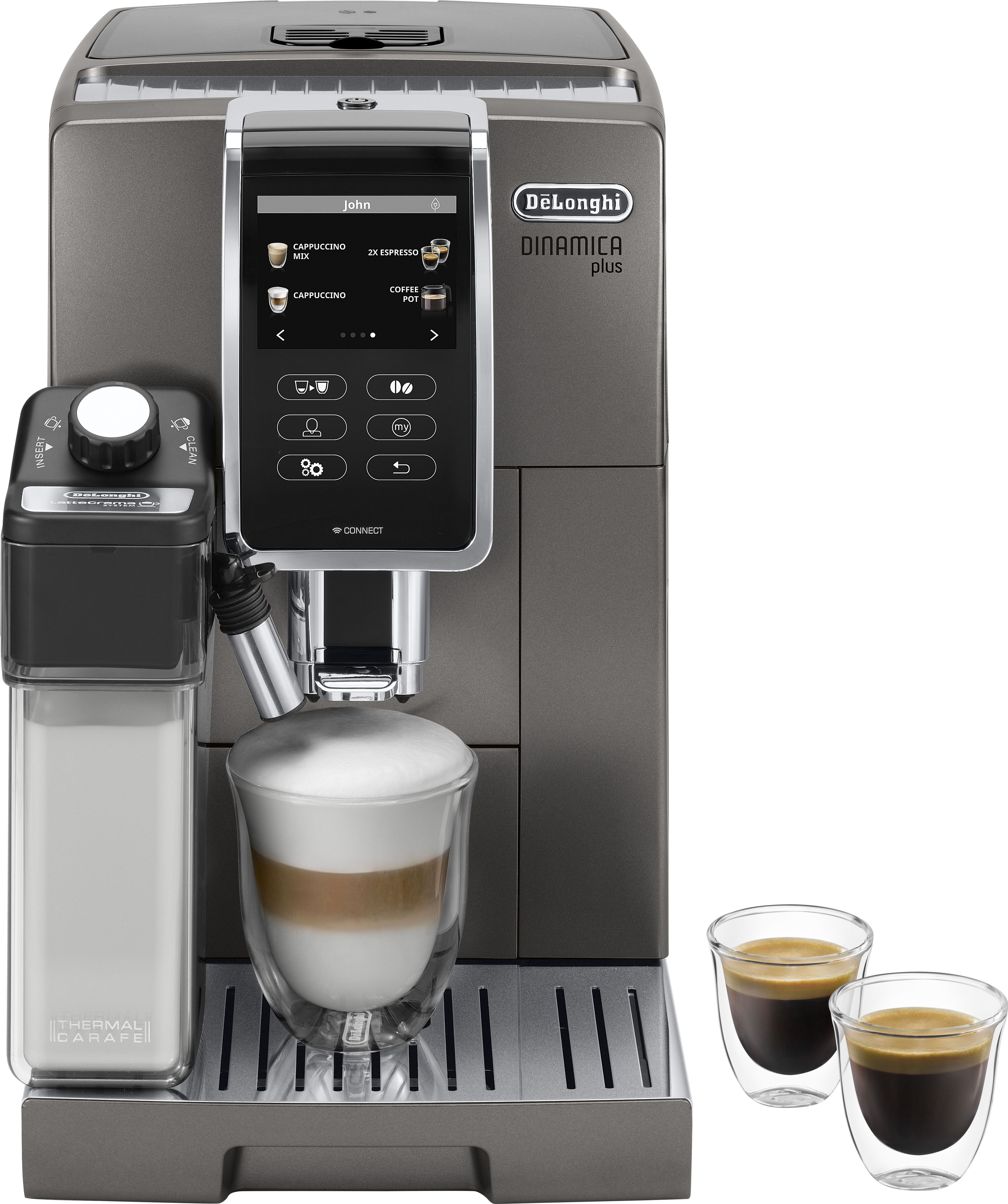 DeLonghi Kaffeevollautomat "Dinamica Plus ECAM 370.95.T"